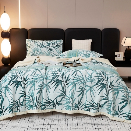 91家纺网 家纺一手货源 找家纺 （总）坦客 2025新款欧棉绒北极绒毯