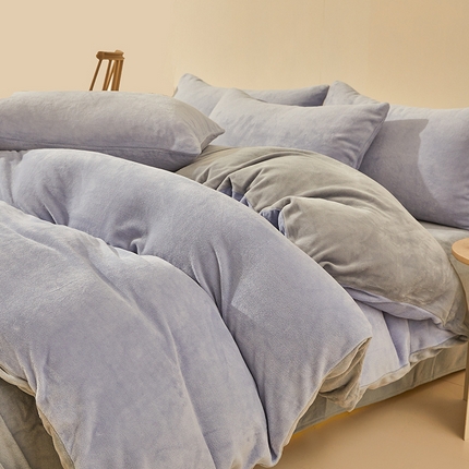 91家纺网 家纺一手货源 找家纺 （总）七仙女家纺 2025新款A类230g高克重牛奶绒四件套