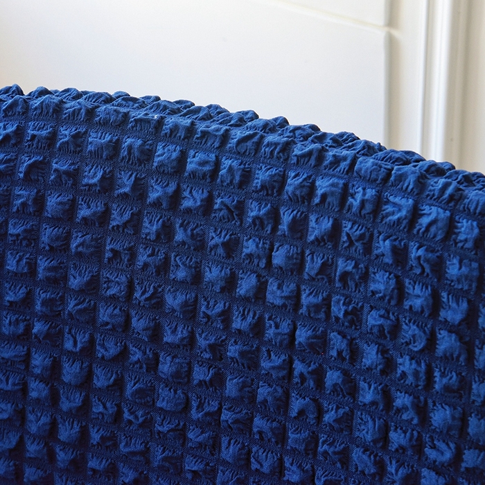 91家纺网 家纺一手货源 找家纺 启博家纺 2024新款泡泡纱办公椅套 宝蓝