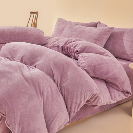 91家纺网 家纺一手货源 找家纺 （总）七仙女家纺 2025新款A类230g高克重牛奶绒四件套