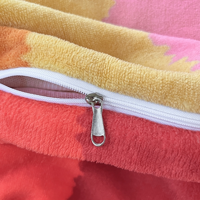 91家纺网 家纺一手货源 找家纺 2024新款200g加厚防静电牛奶绒小清新四件套 绒-彩虹兔