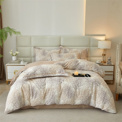 91家纺网 家纺一手货源 找家纺 （总）品乐家纺 2024新款32支全棉超柔生态磨毛四件套