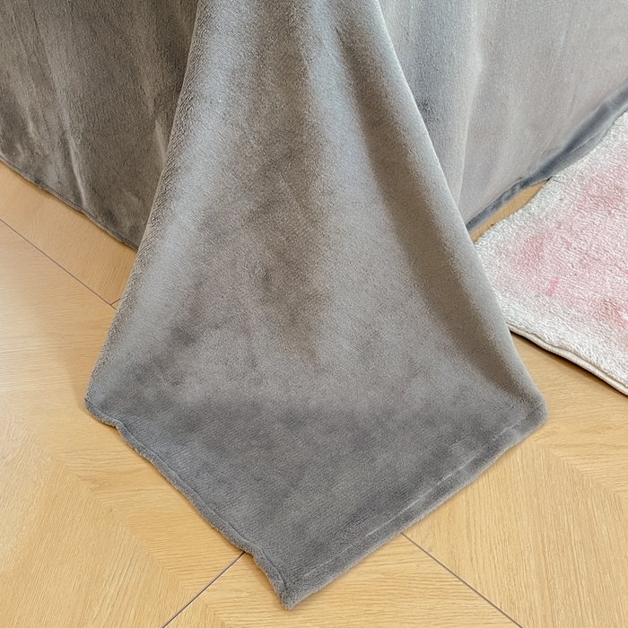 91家纺网 家纺一手货源 找家纺 卡派 2024新款冬季亲肤透气牛奶绒印花四件套 熊猫滚滚-灰