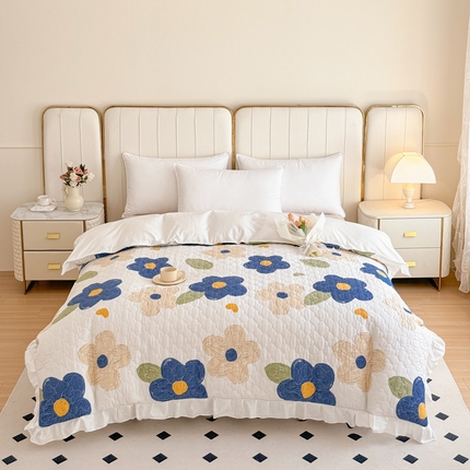 91家纺网 家纺一手货源 找家纺 （总）爱妮玖玖家纺 2024新款全棉印花夹棉被套