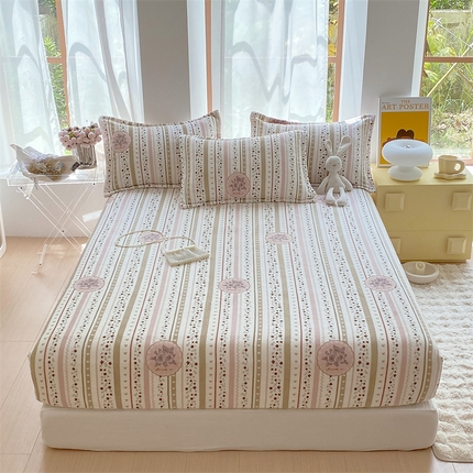 91家纺网 家纺一手货源 找家纺 （总）凯儿家纺  2025新款A类加厚高克重印花系列单床笠