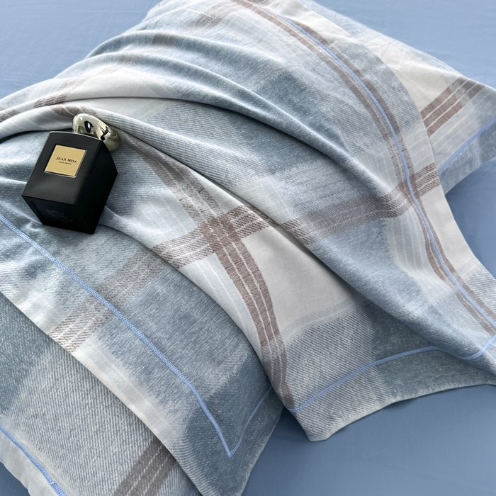 91家纺网 家纺一手货源 找家纺 2025新款全棉加厚生态磨毛印花四件套-基础款 宾利兰格