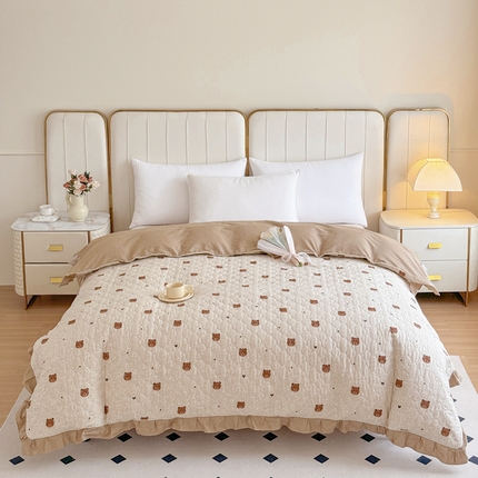 91家纺网 家纺一手货源 找家纺 （总）爱妮玖玖家纺 2024新款全棉印花夹棉被套