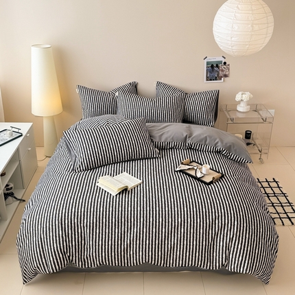 91家纺网 家纺一手货源 找家纺 （总）简宜家居（朝初家纺） 2025新款40支斜纹纯棉全棉磨毛四件套