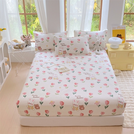 91家纺网 家纺一手货源 找家纺 （总）凯儿家纺  2025新款A类加厚高克重印花系列单床笠