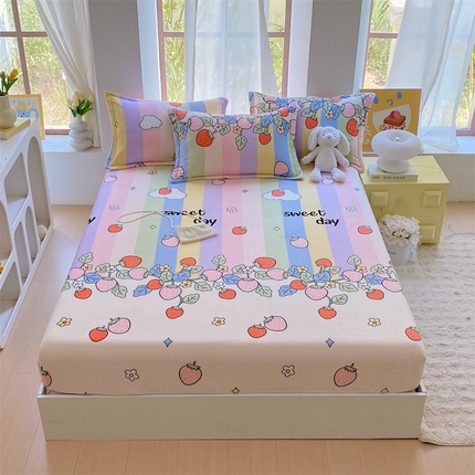 91家纺网 家纺一手货源 找家纺 （总）凯儿家纺  2025新款A类加厚高克重印花系列单床笠