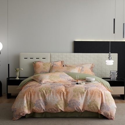 91家纺网 家纺一手货源 找家纺 （总）2025新款全棉加厚生态磨毛印花四件套-基础款