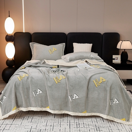 91家纺网 家纺一手货源 找家纺 （总）坦客毯业 2025新款欧棉绒双面加厚绒毯盖毯毛毯