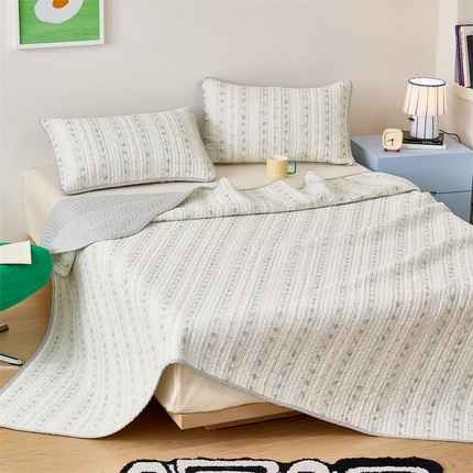 美优兰 2025春款全棉单面高温砂洗床盖 潘多拉