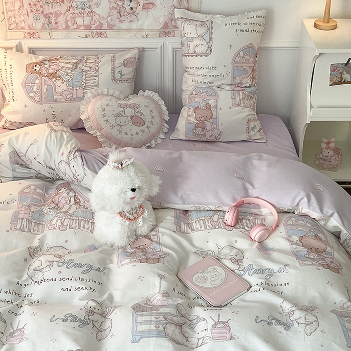 91家纺网 家纺一手货源 找家纺 （总）昔可 2024新款13070全棉四件套系列（第三批）