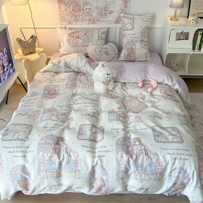 91家纺网 家纺一手货源 找家纺 （总）昔可 2024新款13070全棉四件套系列（第三批）