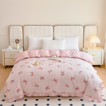 91家纺网 家纺一手货源 找家纺 （总）爱妮玖玖家纺 2024新款全棉印花夹棉被套