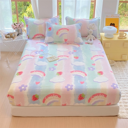 91家纺网 家纺一手货源 找家纺 （总）凯儿家纺  2025新款A类加厚高克重印花系列单床笠