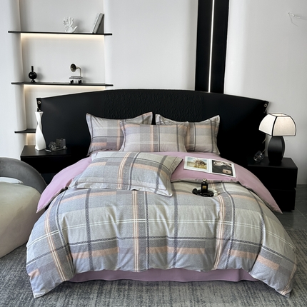 91家纺网 家纺一手货源 找家纺 （总）2025新款全棉加厚生态磨毛印花四件套-基础款