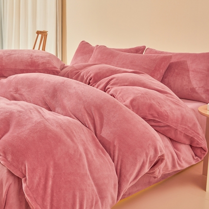 91家纺网 家纺一手货源 找家纺 （总）七仙女家纺 2025新款A类230g高克重牛奶绒四件套