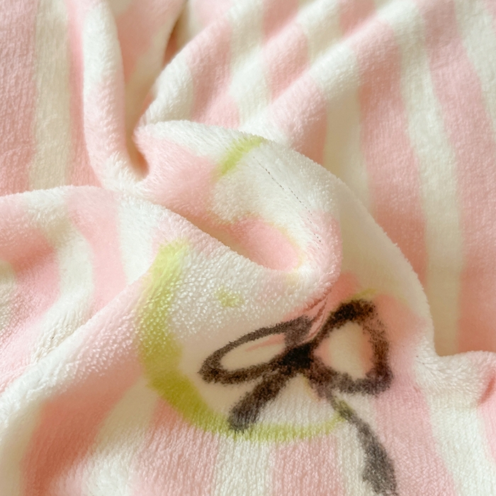 91家纺网 家纺一手货源 找家纺 2024新款200g加厚防静电牛奶绒小清新四件套 绒-粉粉青苹果