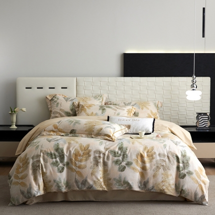 91家纺网 家纺一手货源 找家纺 （总）2025新款全棉加厚生态磨毛印花四件套-基础款