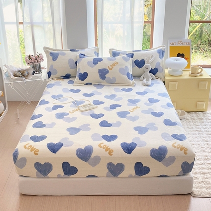 91家纺网 家纺一手货源 找家纺 （总）凯儿家纺  2025新款A类加厚高克重印花系列单床笠