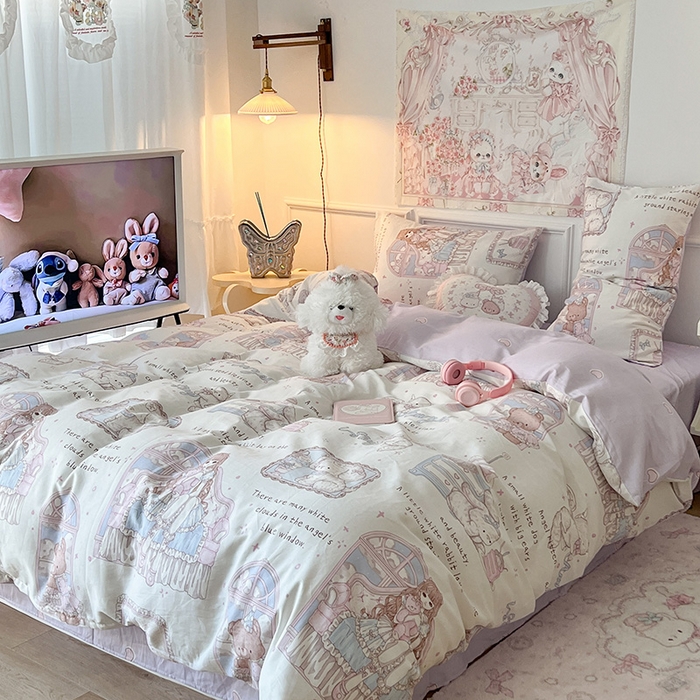 91家纺网 家纺一手货源 找家纺 （总）昔可 2024新款13070全棉四件套系列（第三批）