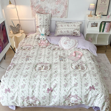 昔可 2024新款13070全棉四件套系列（第三批） 曼塔小熊