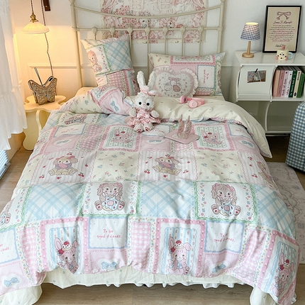 91家纺网 家纺一手货源 找家纺 （总）昔可 2024新款13070全棉四件套系列（第三批）