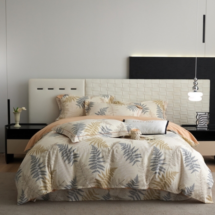 91家纺网 家纺一手货源 找家纺 （总）2025新款全棉加厚生态磨毛印花四件套-基础款