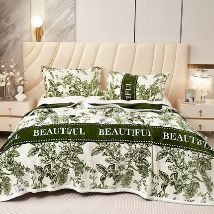 91家纺网 家纺一手货源 找家纺 （总）悦织湾家纺 2025新款高克重双面印花云毯毯子盖毯