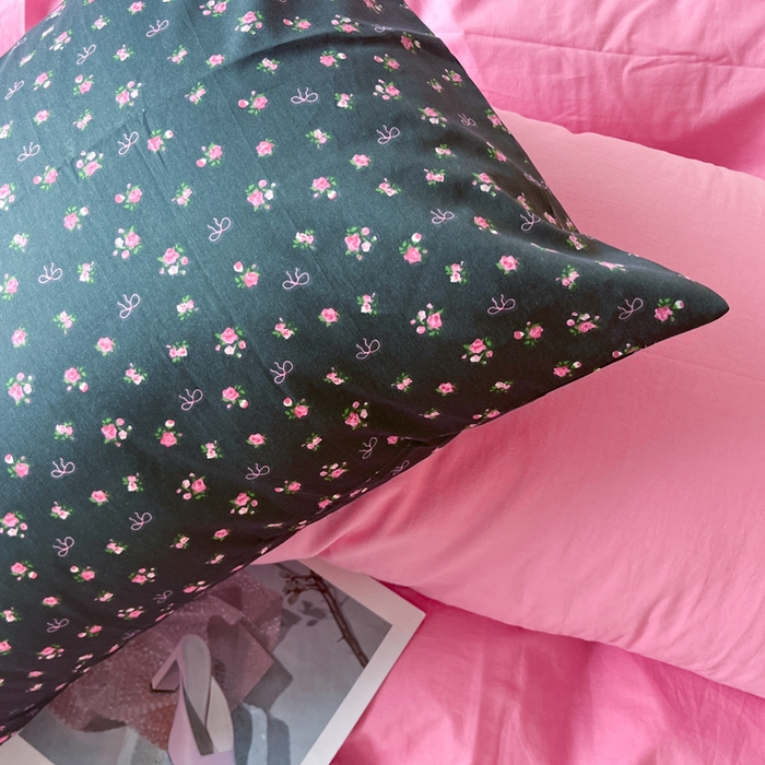 91家纺网 家纺一手货源 找家纺 （总）千朵 2024新款全棉水洗棉混搭双拼四件套