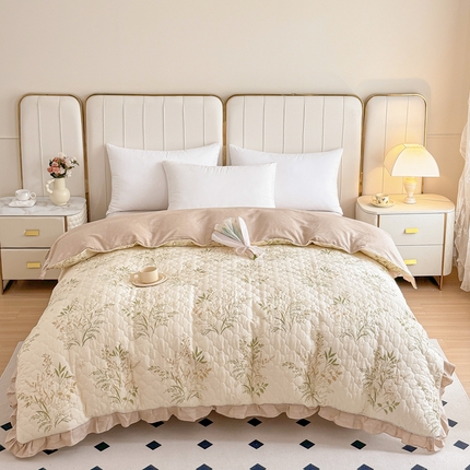 91家纺网 家纺一手货源 找家纺 （总）爱妮玖玖家纺 2024新款全棉印花夹棉被套