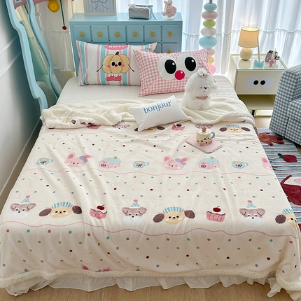 91家纺网 家纺一手货源 找家纺 （总）昔可家纺 2024新款羊羔绒牛奶绒毛毯系列（三）-卡通系列