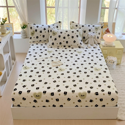 91家纺网 家纺一手货源 找家纺 （总）凯儿家纺  2025新款A类加厚高克重印花系列单床笠