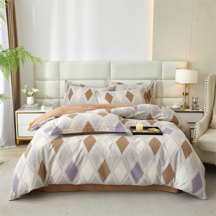 91家纺网 家纺一手货源 找家纺 （总）品乐家纺 2024新款32支全棉超柔生态磨毛四件套