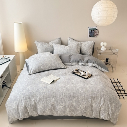 91家纺网 家纺一手货源 找家纺 （总）简宜家居（朝初家纺） 2025新款40支斜纹纯棉全棉磨毛四件套