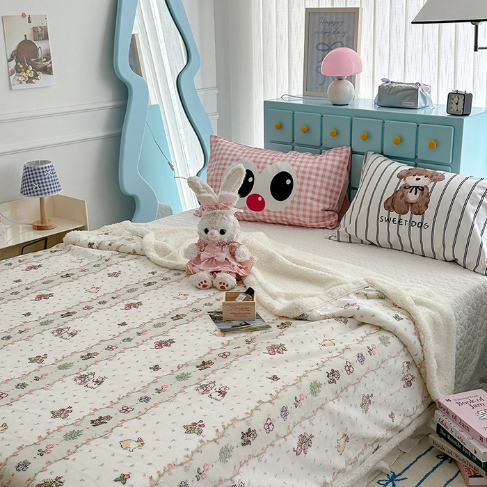 91家纺网 家纺一手货源 找家纺 （总）昔可家纺 2024新款羊羔绒牛奶绒毛毯系列（三）-卡通系列