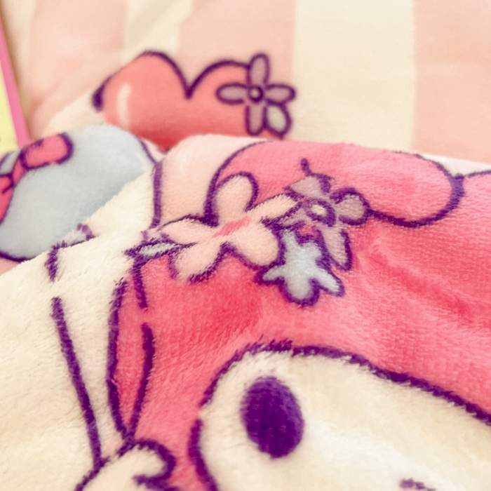 91家纺网 家纺一手货源 找家纺 2024新款三丽鸥牛奶绒小版四件套 牛奶绒小版-气球美乐蒂