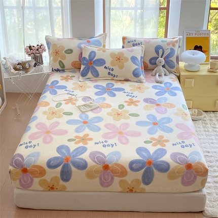 91家纺网 家纺一手货源 找家纺 （总）凯儿家纺  2025新款A类加厚高克重印花系列单床笠