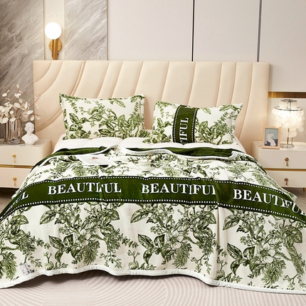 91家纺网 家纺一手货源 找家纺 （总）肖恩毯业 2025新款复合牛奶绒云毯子