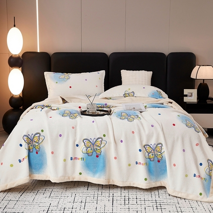 91家纺网 家纺一手货源 找家纺 （总）坦客毯业 2025新款欧棉绒双面加厚绒毯盖毯毛毯