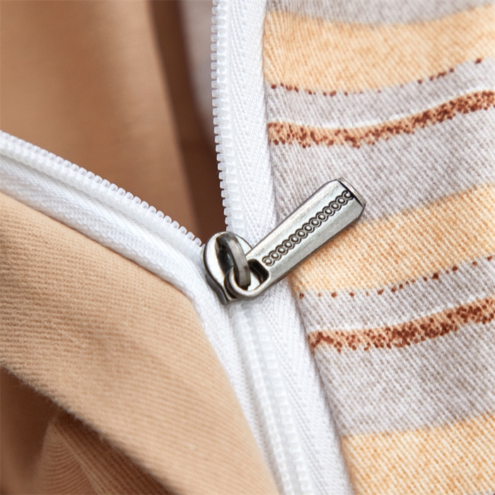 91家纺网 家纺一手货源 找家纺 品乐家纺 2024新款32支全棉超柔生态磨毛四件套 彩虹小狗-黄