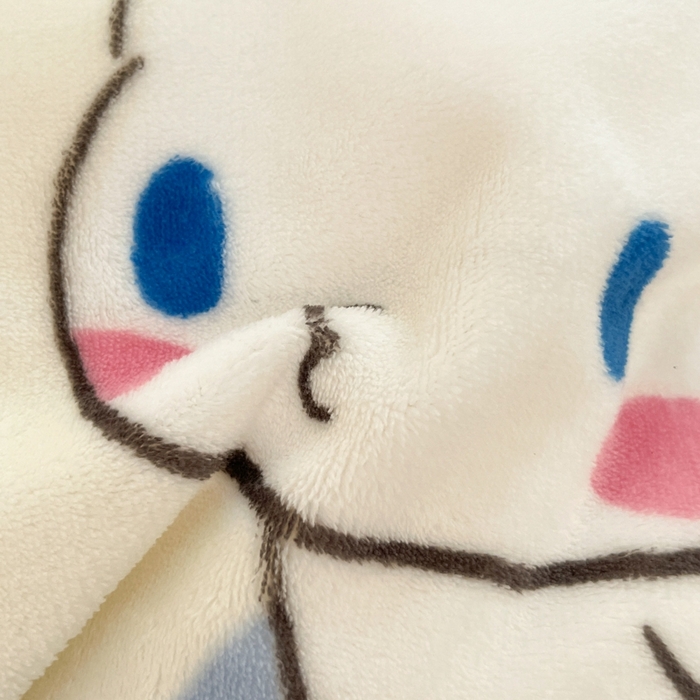 91家纺网 家纺一手货源 找家纺 2024新款三丽鸥牛奶绒小版四件套 牛奶绒小版-波点玉桂狗