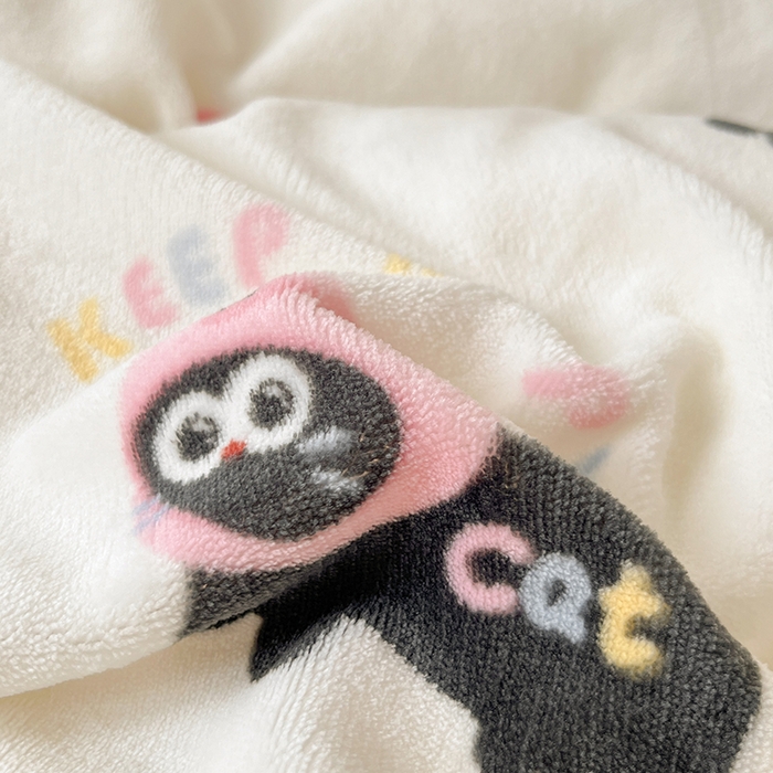 91家纺网 家纺一手货源 找家纺 2024新款200g加厚防静电牛奶绒小清新四件套 绒-快乐喵