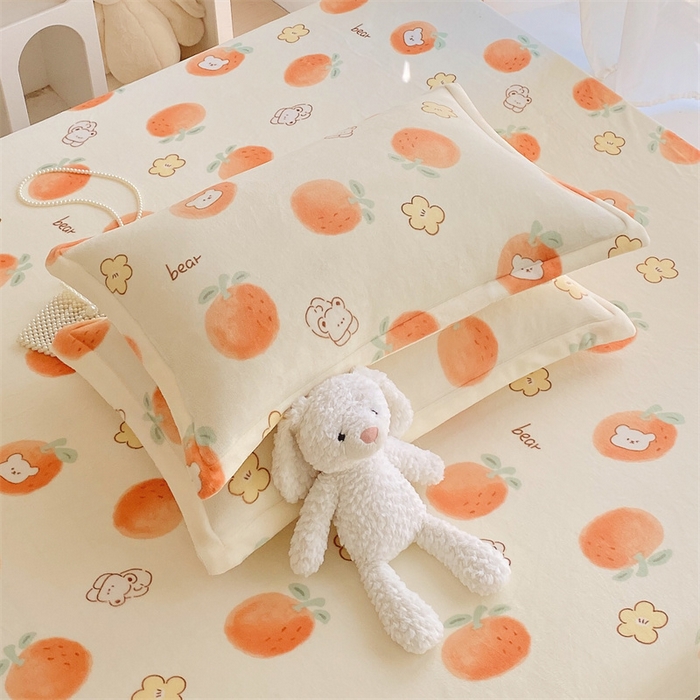 91家纺网 家纺一手货源 找家纺 凯儿家纺  2024新款加厚高克重印花系列单床笠 心想事成