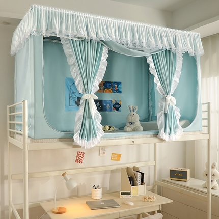 91家纺网 家纺一手货源 找家纺 （总）安金蚊帐 2025新款加高加大烤漆全伸缩涂层99%强遮光学生蚊帐床帘一体公主蚊帐