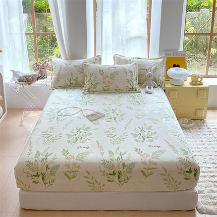 91家纺网 家纺一手货源 找家纺 （总）凯儿家纺  2025新款A类加厚高克重印花系列单床笠