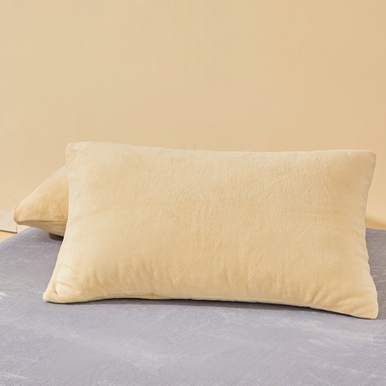 91家纺网 家纺一手货源 找家纺 （总）七仙女家纺 2025新款A类230g高克重牛奶绒单品枕套