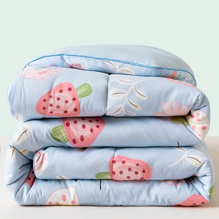 91家纺网 家纺一手货源 找家纺 丫丫家纺 2024直播爆款糯小棉冬被加厚四季被春秋被可配四件套学生床单人双人被子被芯 （免费提供买家秀） 蘑菇屋